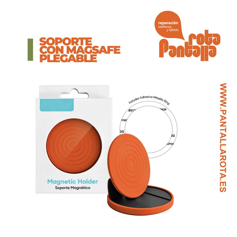 PantallaR's tweet photo. Soporte Magnético Plegable, solución práctica para sujetar tu smartphone de forma segura y cómoda en cualquier superficie plana.
¿Necesitas hacer una consulta? a través de nuestro formulario de contacto 🌐 https://t.co/1g8CH5a42Q
.
.
.
#PantallaRota #SoporteMagsafePlegable https://t.co/CzTowxxzwf