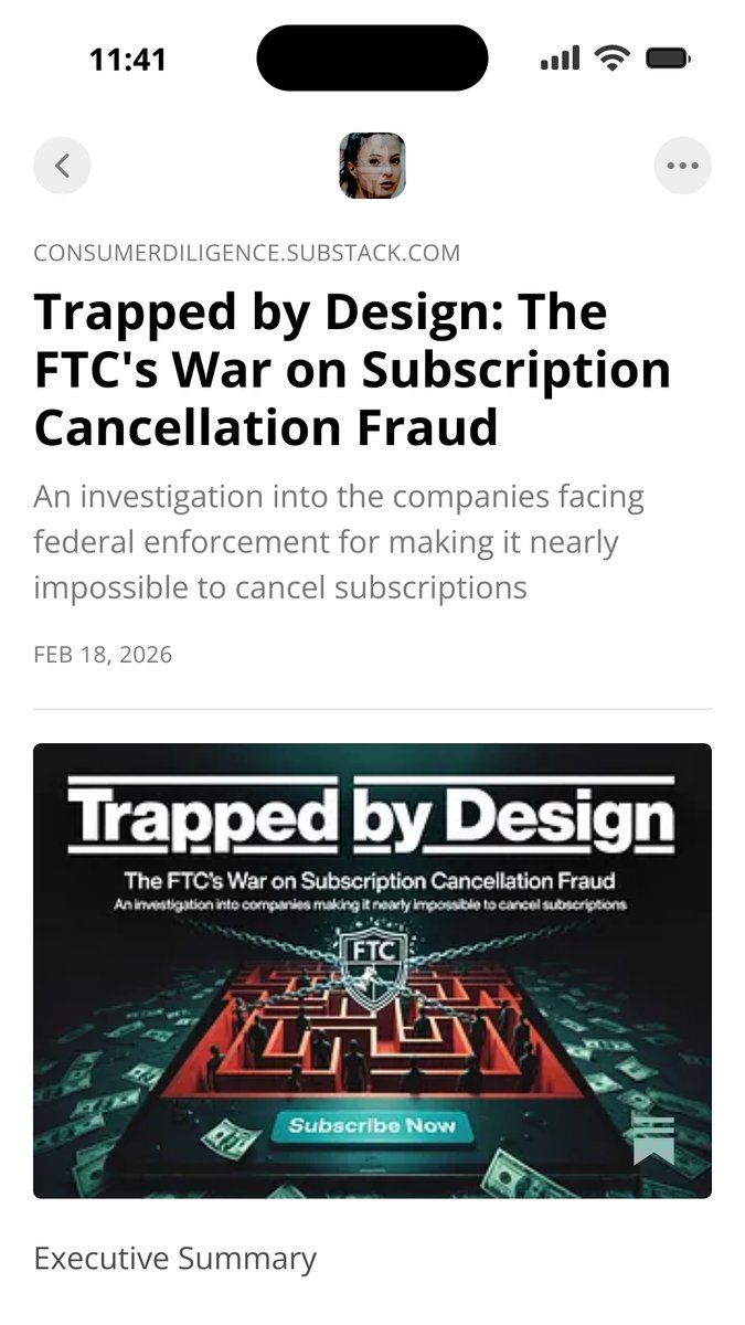 Consumer Diligence tweet media