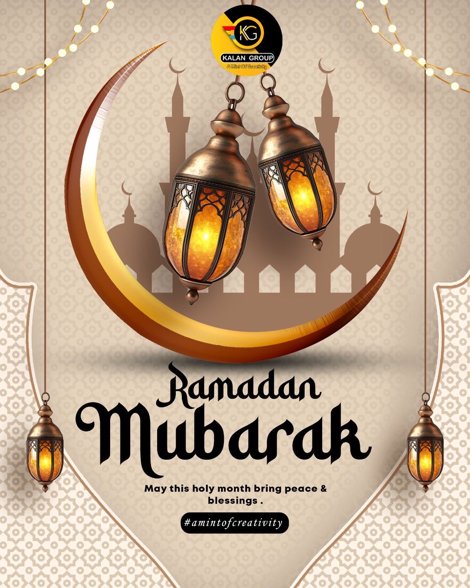 The holy month is here with us; may it be full of blessings.