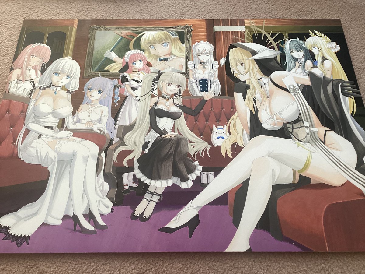 1つ前の作品が動きが殆ど無い絵だったので、今回は滅茶苦茶動かしている説。
更にその次の作品も凄く動きがある作品です。
これがロイヤルとユニオンの差よね。 