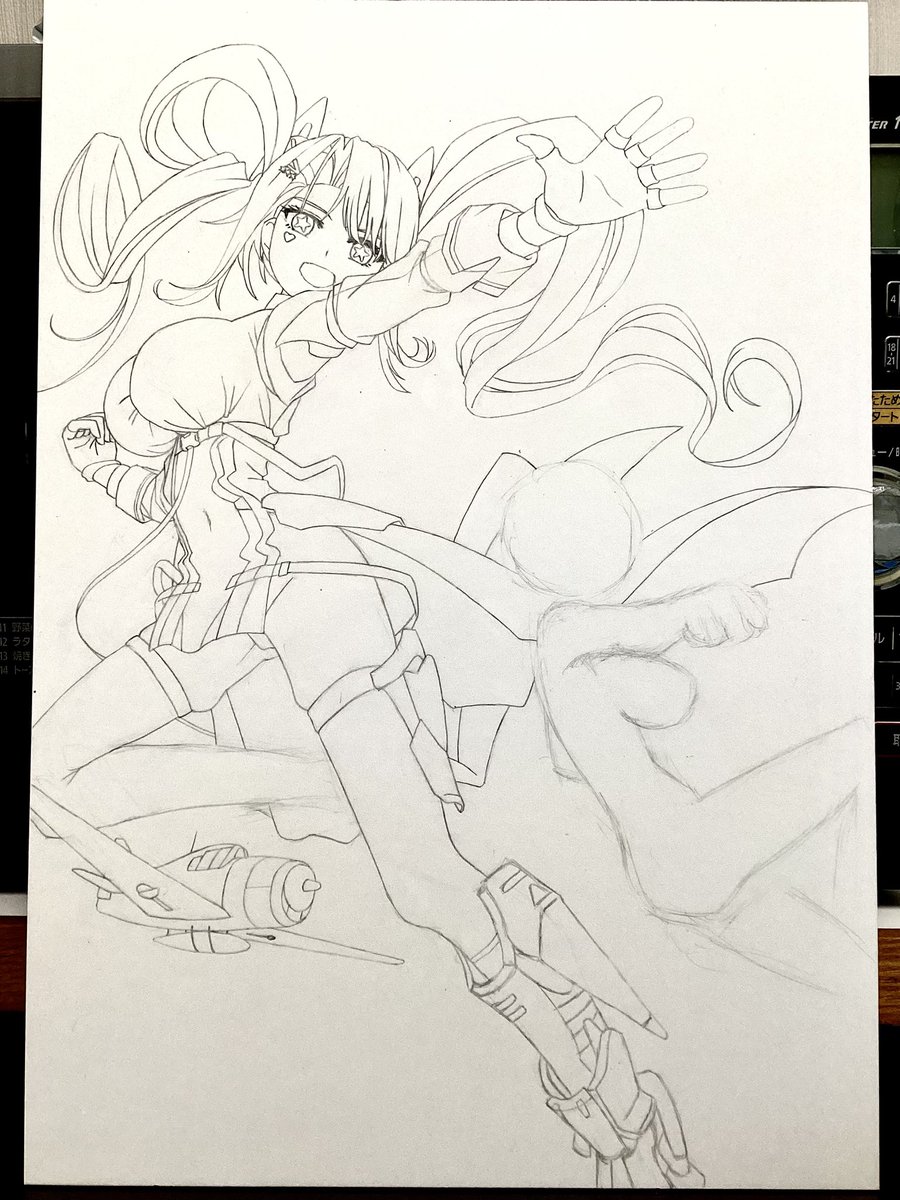 1つ前の作品が動きが殆ど無い絵だったので、今回は滅茶苦茶動かしている説。
更にその次の作品も凄く動きがある作品です。
これがロイヤルとユニオンの差よね。 