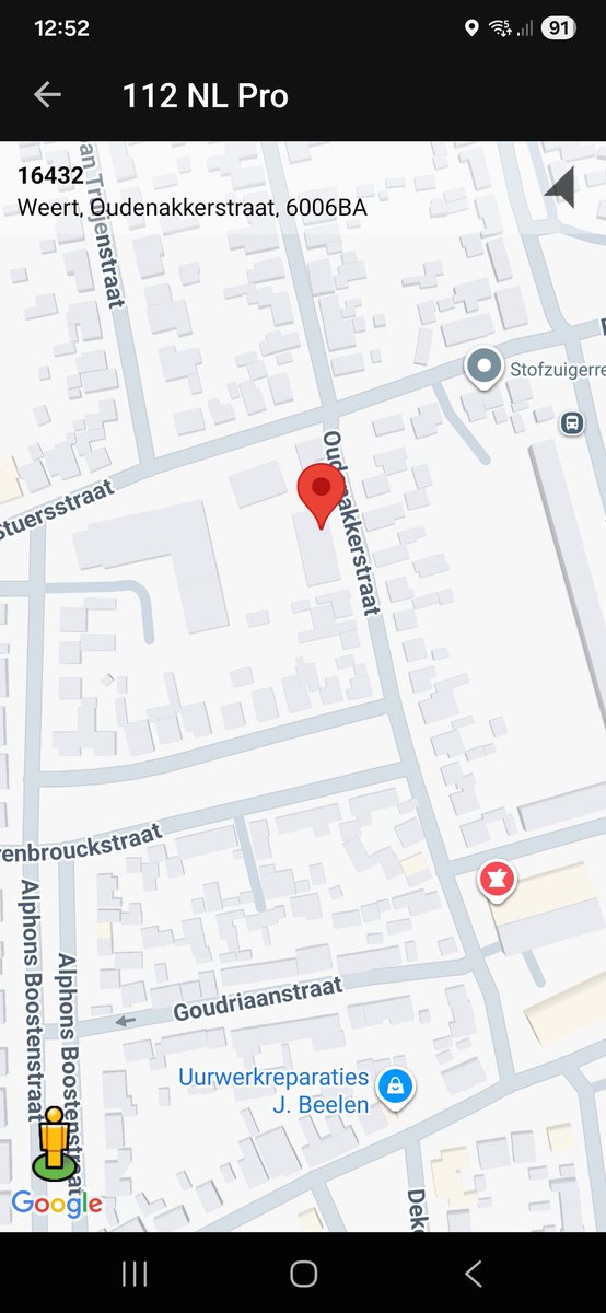 Inzet Ambulance op Oudenakkerstraat in Weert