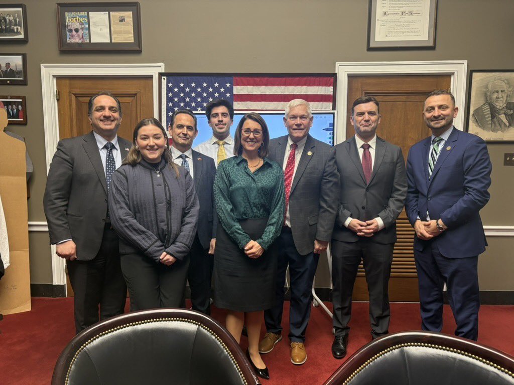 Albanians4USA's tweet photo. 📍 Washington, D.C. | Advocating for Albanian Minority Rights in Serbia

Albanians For America met with Shaip Kamberi, Faton Bislimi and Ragmi Mustafi to advance advocacy efforts on behalf of Albanians in the Presheva Valley.

Discussions centered on protecting minority rights, addressing discrimination, and ensuring sustained U.S. attention to the treatment of ethnic Albanians in southern Serbia.

Engagements included meetings at the U.S. State Department, as well as discussions with Rep. Pete Sessions (R-TX), Rep. Congressman Keith Self (R-TX), and Jason Steinbaum.

AFA remains committed to ensuring that the rights and dignity of Albanians in the region remain firmly on the U.S. policy agenda.