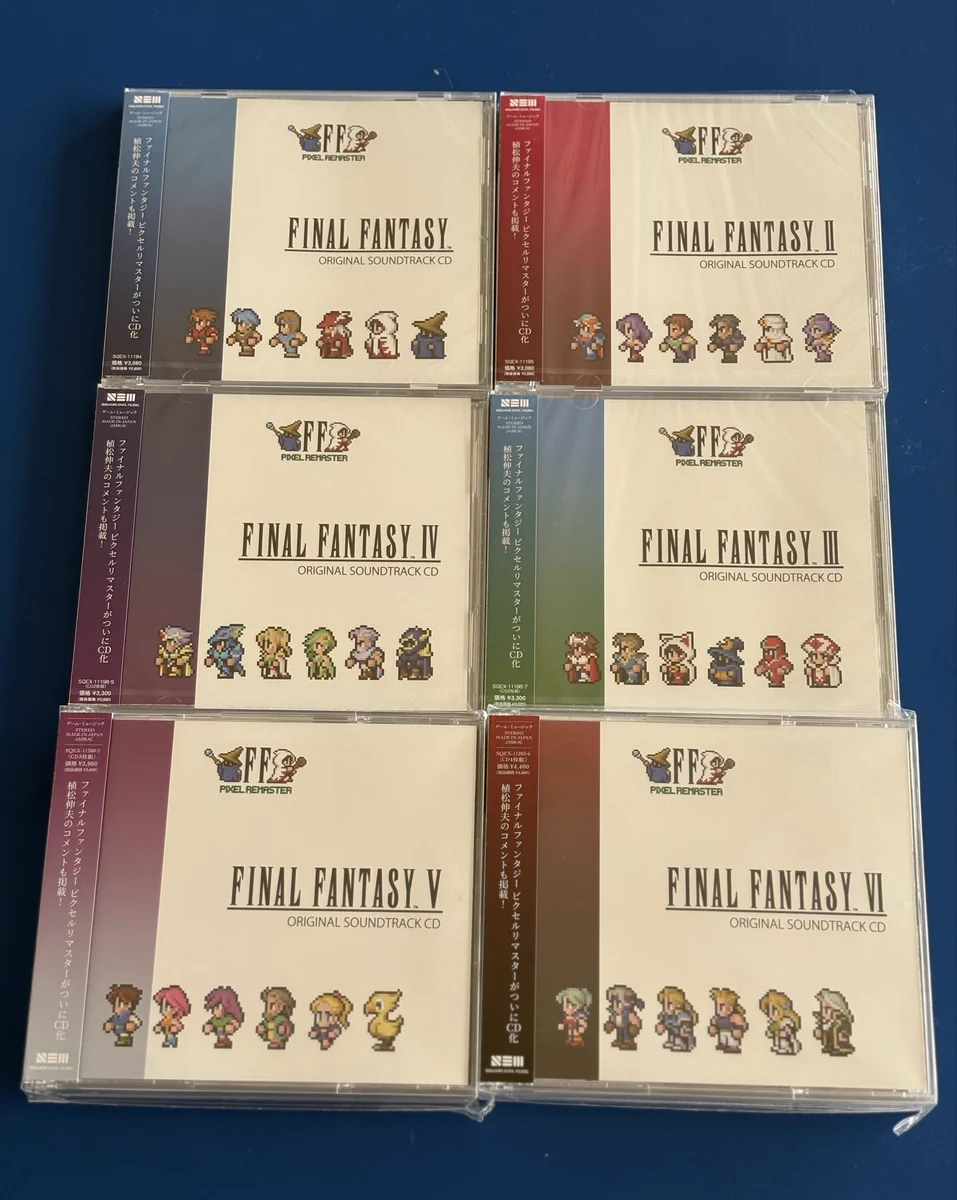 FFピクセルリマスター サウンドトラックCD発売と書店コラボがファン熱狂