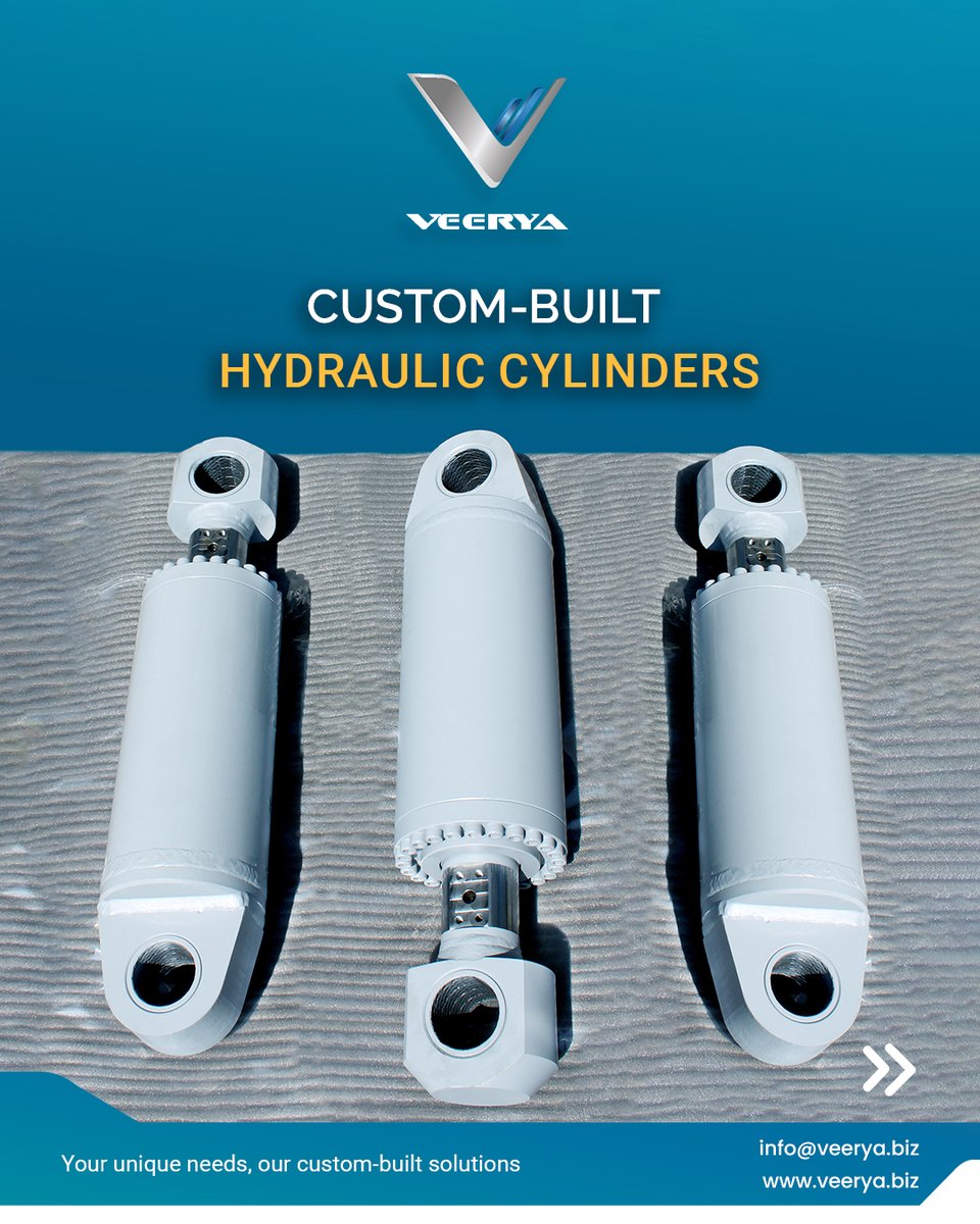 TurnedComponent's tweet photo. Custom-Built #Hydraulic #Cylinders
Engineered for durability our custom #hydrauliccylinders are built to match your exact application needs.
- Designed to your specifications
- Leak-proof performance
- Tested for reliability in toughest conditions
Built to perform. Built to last. https://t.co/bbD3DXOFpx