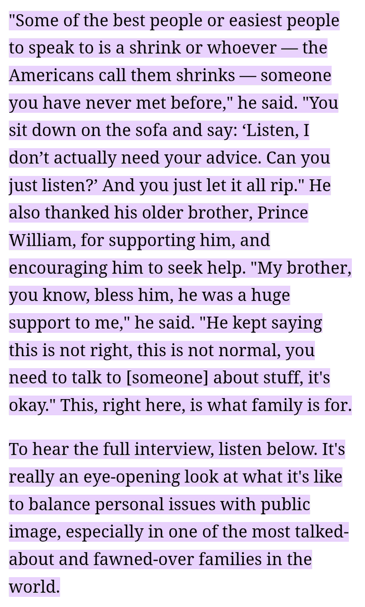 #MeghanMarkIe fans/squaddies who live to attack <a href="/KensingtonRoyal/">The Prince and Princess of Wales</a> (William) just remember this, #PrinceHarry AKA #HarryMountbattenWindsor  had a brother who loved &amp; protected him, his self pity sob story through the #MARKLE version is Harry 2018, the real one LOVED his brother⬇️
