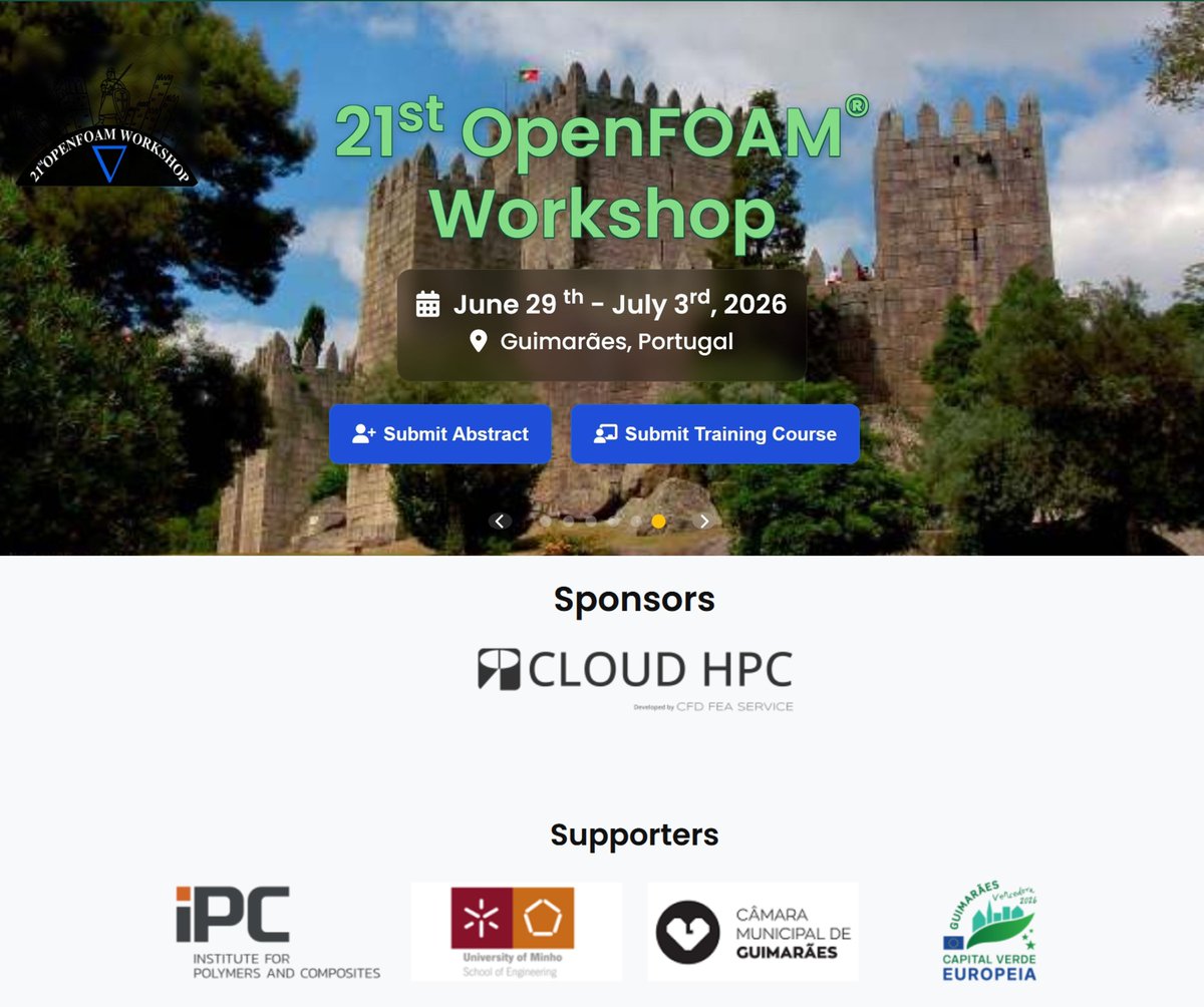 OpenFOAM Workshop tweet media