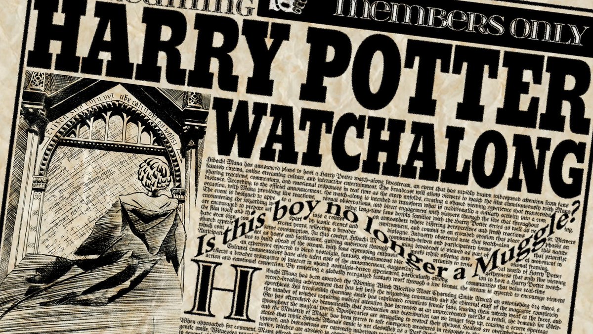 今日は22時からメンバー限定で
"ハリーポッターと秘密の部屋"の同時視聴！(にじ3D)

…そして！長らくお待たせしていた
メンバー新バッジと新スタンプも配信のタイミングで追加させて頂きます！（内容は追加後Twitterで画像形式でお知らせします！）

▼待機所▼
youtu.be/ujneqq_MpjM