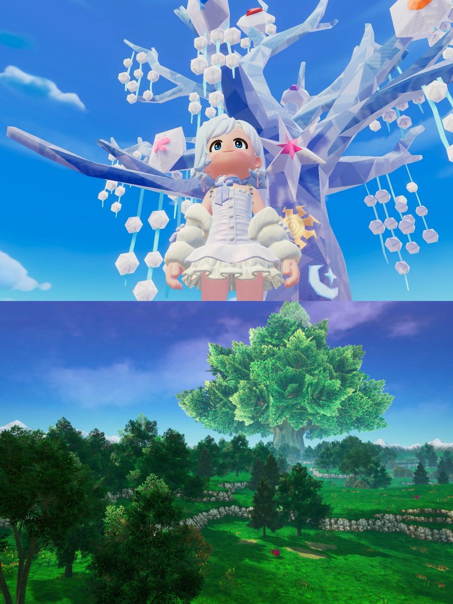 ドラクエ10の世界樹とハートピアスローライフの調和の木🌲
樹は見るだけでエネルギーを与えてくれますね🍀
ん？ドラクエウォークの世界樹は焚き火に使われましたか。
#ドラクエウォーク #ドラクエ10
#ハートピア #ハートピアスローライフ