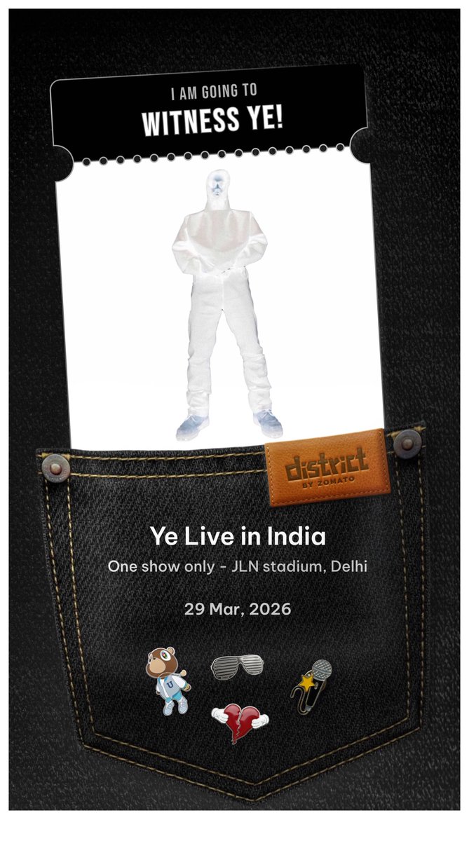 Youngpapi_09's tweet photo. Okayyyy!! #Ye #KanyeWest #district @kanyewest #India #Dehi https://t.co/D1XzcuoX91