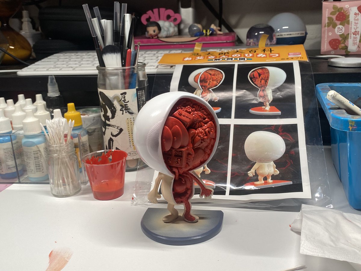 鬼太郎大百科 お父さんのひみつ ガレージキット<a href="/ode555/">オデ</a> #鬼太郎 #目玉