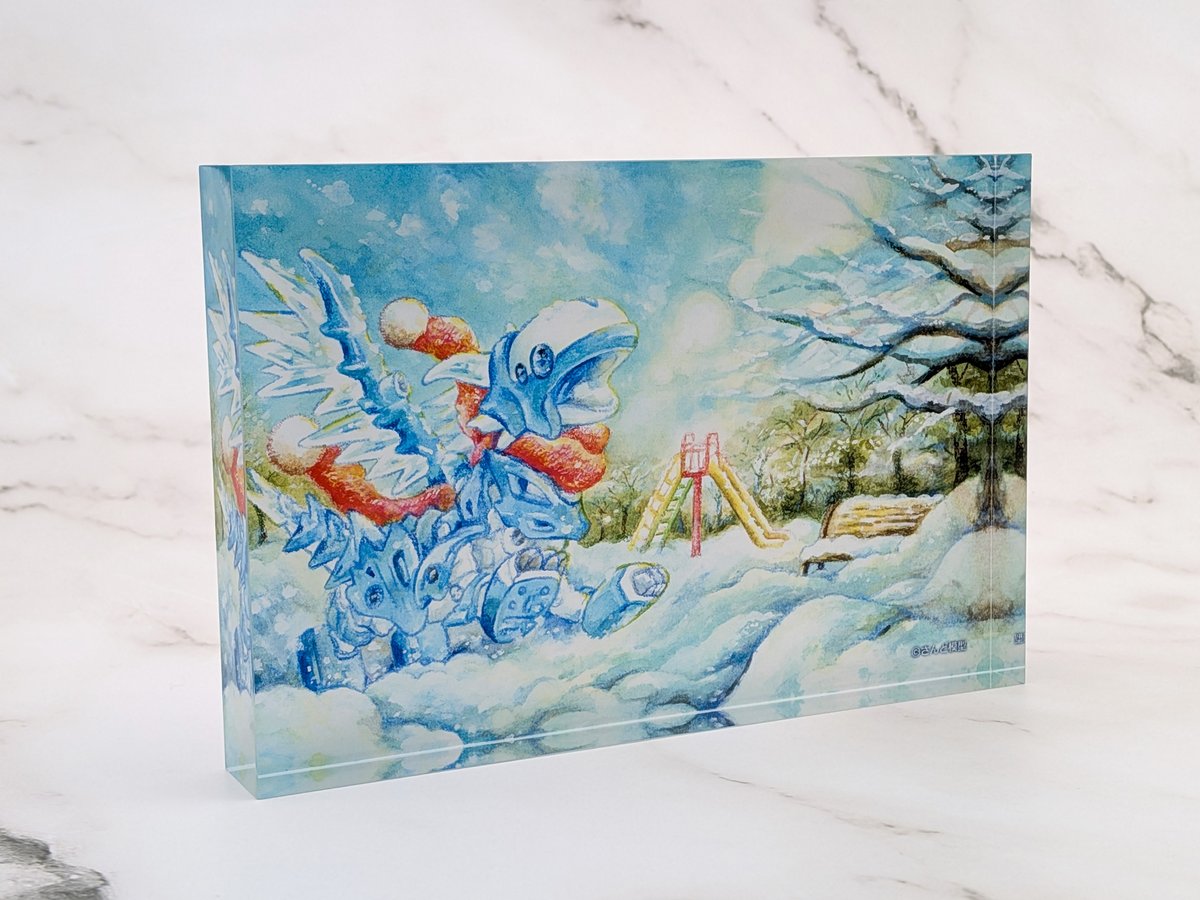 ✨大阪ポップアップ 商品紹介✨ 🆕アクリルブロック ドラネッツ氷竜型