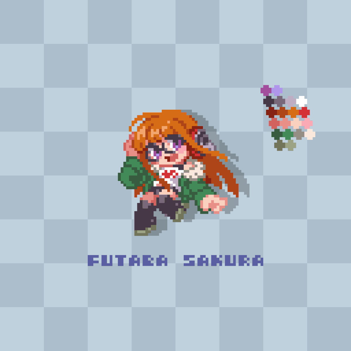 Bacat0307's tweet photo. #pixelart #ドット絵 https://t.co/dS58M4ycXe