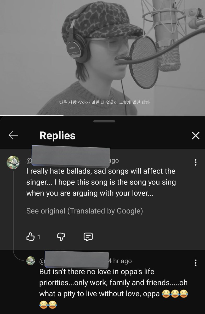 stfu... never in my life have i ever seen someone get hate for singing ballad😭