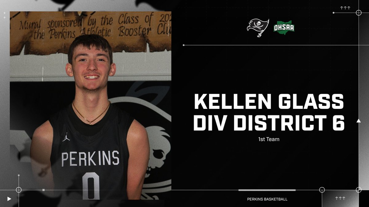 Congrats to Kellen Glass on earning DIV District 6 1st team honors!

Go Pirates!🏴‍☠️ 
@perkinshigh