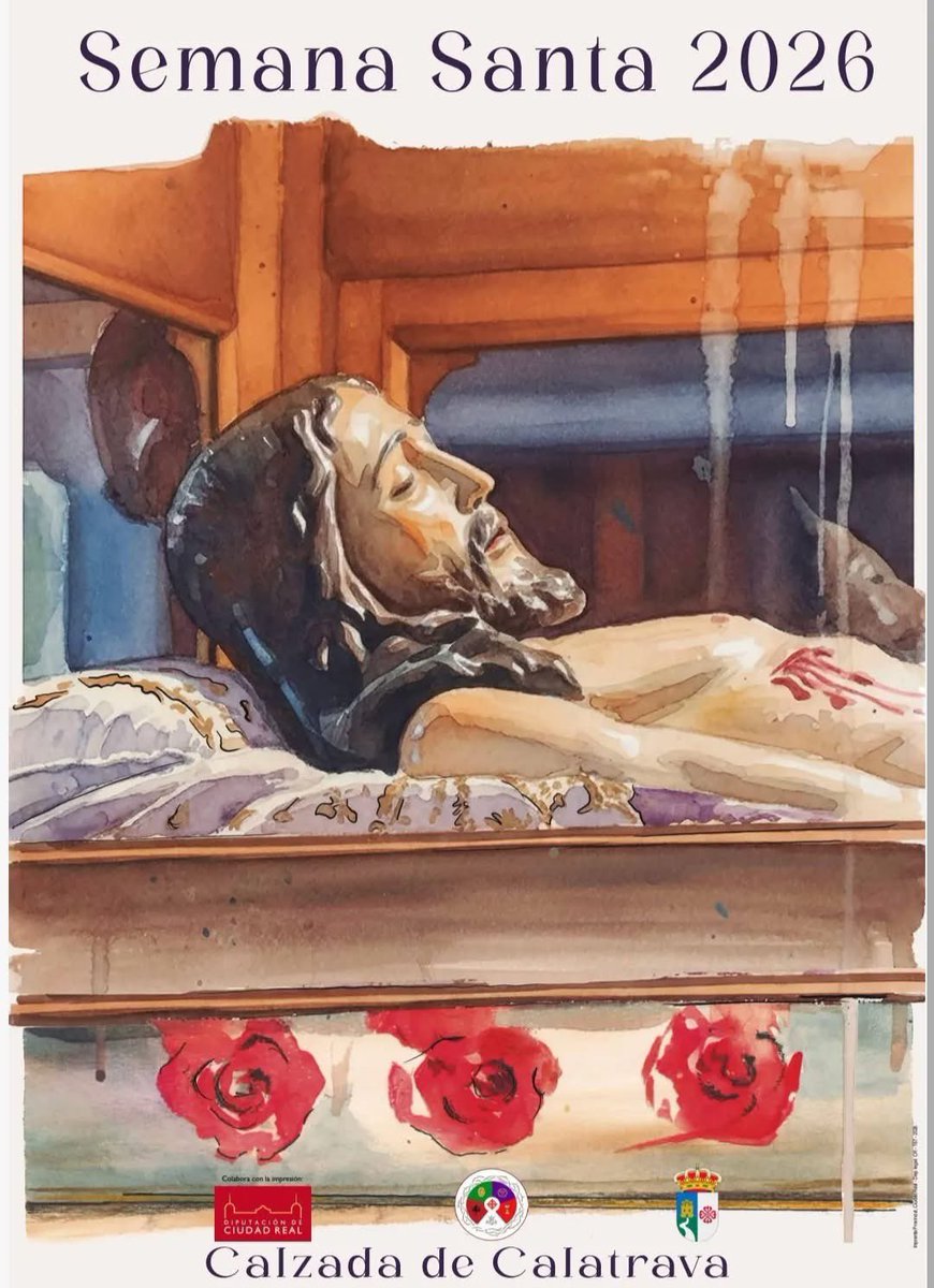 ▪️Cartel Semana Santa 2026 de Calzada de Calatrava (Ciudad Real) 

Via: Junta Pro Semana Santa Calzada de Cva.