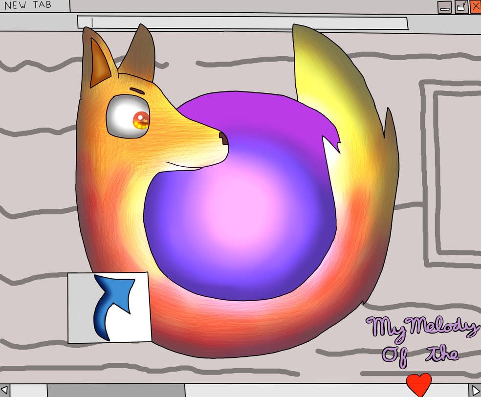 MyMelodyOfTheH1's tweet photo. A Digital Painting I Created Of The Mozilla Fire Fox Internet Browser Logo, In My Art Style. Enjoy! ❤️ #redrawn #logo #digitalart #digitalpainting #artists #ArtistOnTwitter #ArtistOnX https://t.co/3TZaWCTkYF
