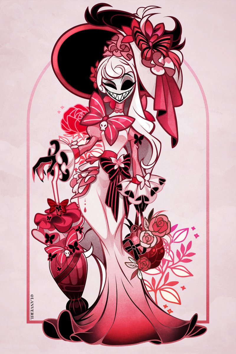 LANVERIL's tweet image. White Dress Rosie🌹