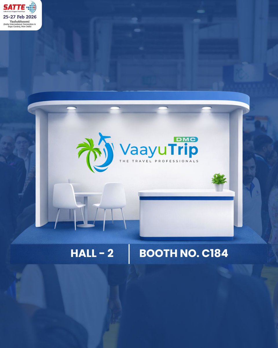 SATTE_India's tweet photo. See you at SATTE 2026.

@T3_Informa @T3_UBM @ConnectIndia_ @ApextionD @Bhasintravels @Capertravel @Radisson @ishulldmc @WyndhamHotels @Vaayutrip 
(4/5) https://t.co/JxGAk5OsSO