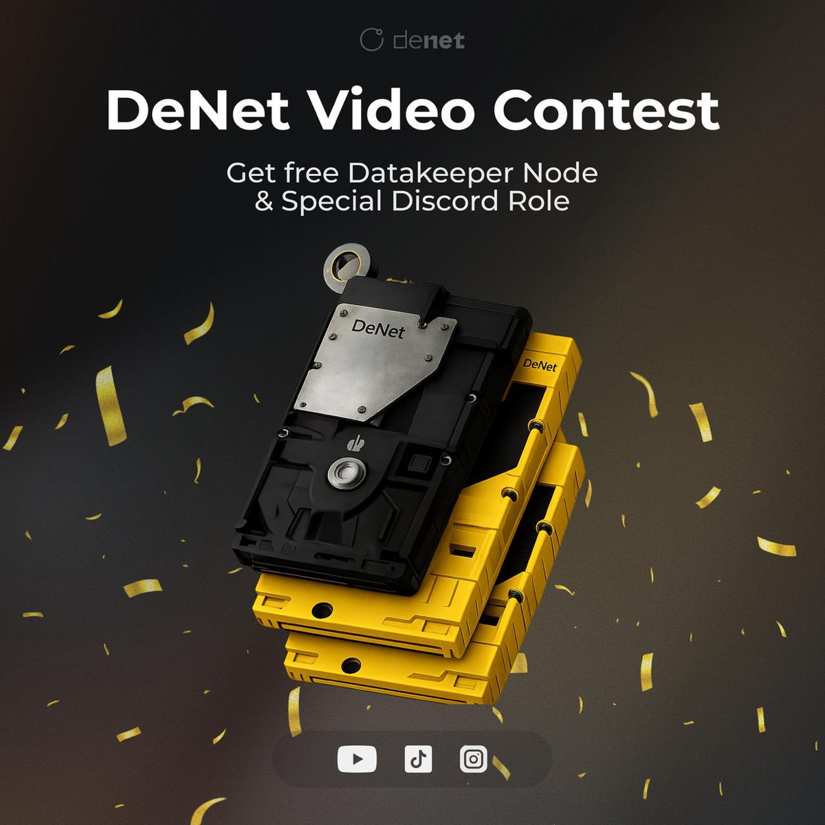 ⏰ Tick-tock! Don't miss your chance to win BIG with the DeNet Video Contest! 🏆

Create a short video that explores the roles of miners, validators, and Datakeepers within Web 3.0, highlighting how DeNet seamlessly integrates these roles to enhance decentralized storage and data