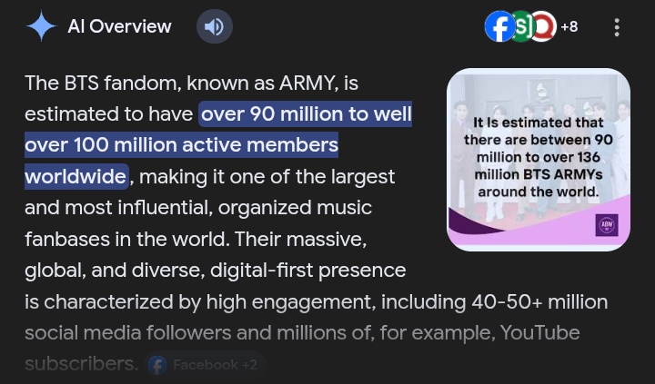 So you're telling me a fandom with over 90 million people is carried by one person on X???