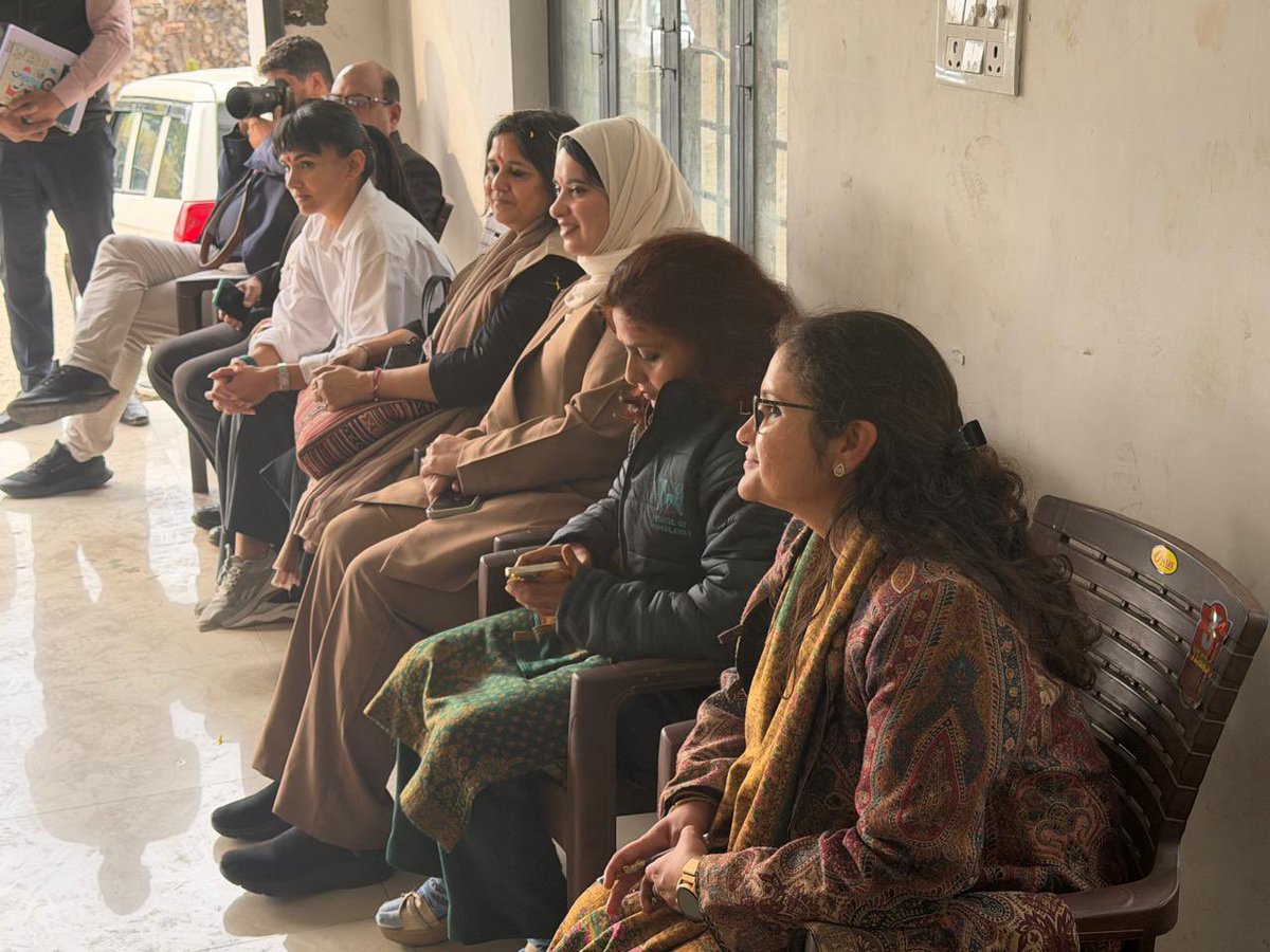 REAPUttarakhand's tweet photo. A delegation from the International Affairs Office at the Presidential Court of UAE visited Uttarakhand to observe REAP’s community-led livelihood model and interact with CLF members &amp; women entrepreneurs.
@IFADAsia 
@IFAD https://t.co/ENFFnUz2gd