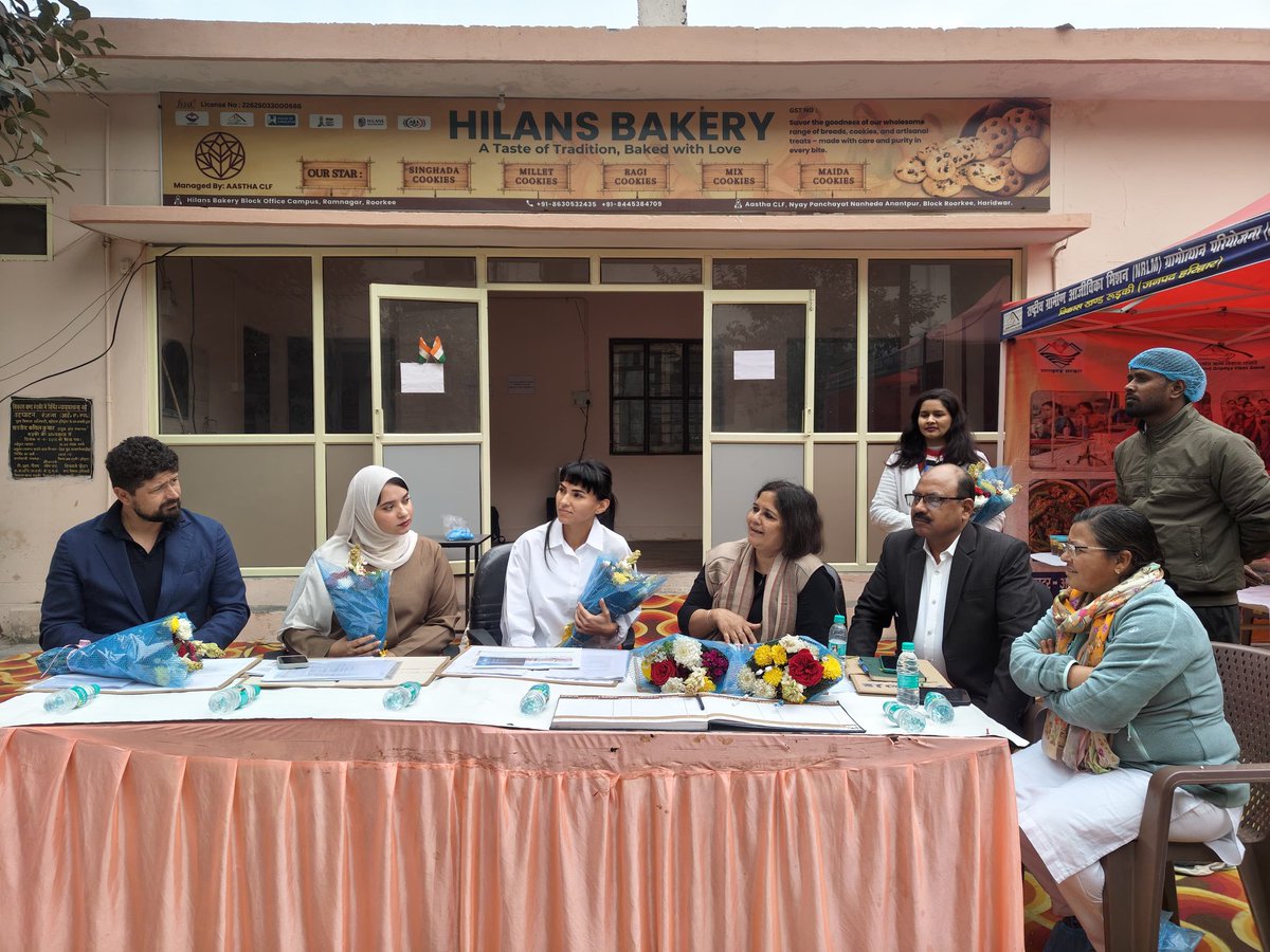 REAPUttarakhand's tweet photo. A delegation from the International Affairs Office at the Presidential Court of UAE visited Uttarakhand to observe REAP’s community-led livelihood model and interact with CLF members &amp; women entrepreneurs.
@IFADAsia 
@IFAD https://t.co/ENFFnUz2gd