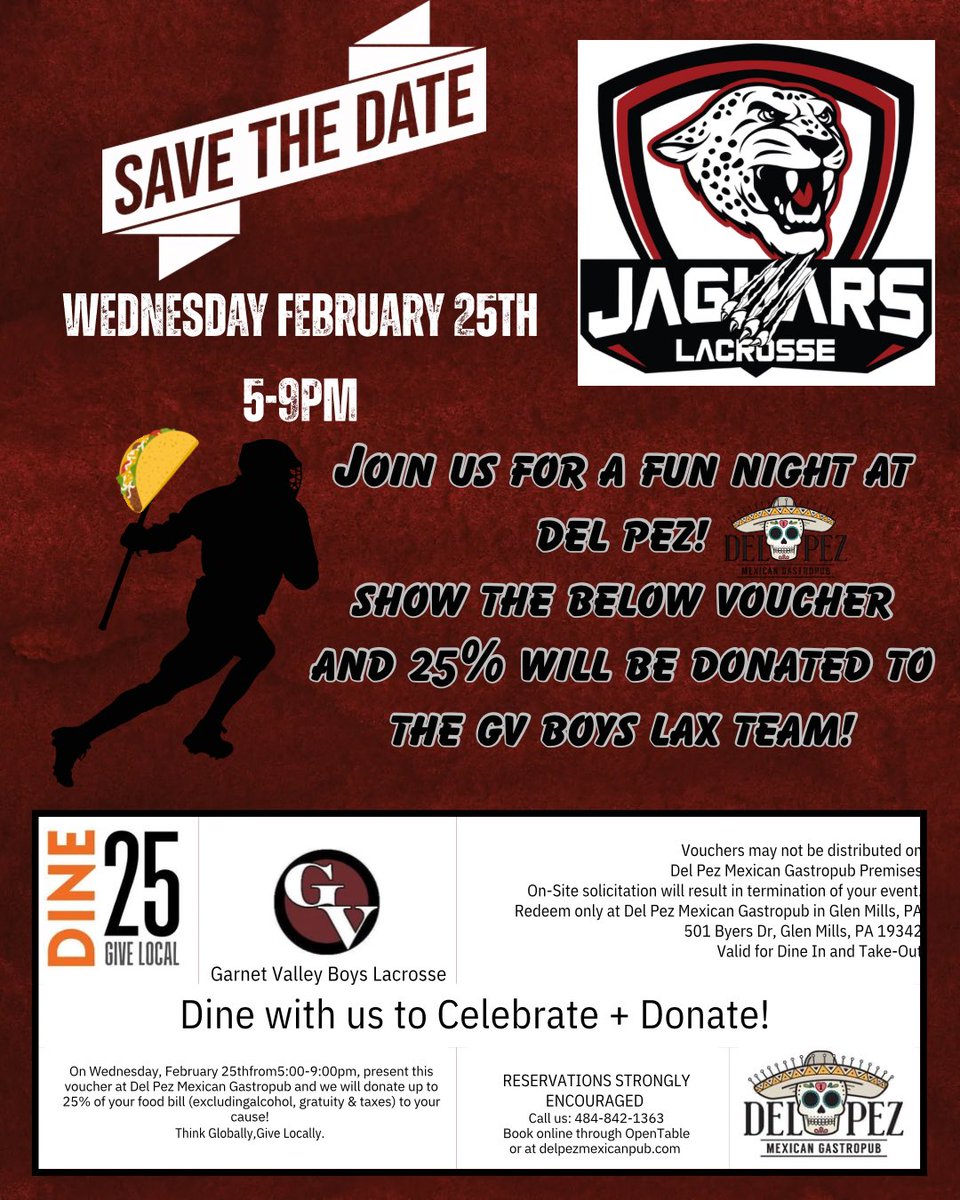 Garnet Valley Jaguars Mens Lacrosse tweet media