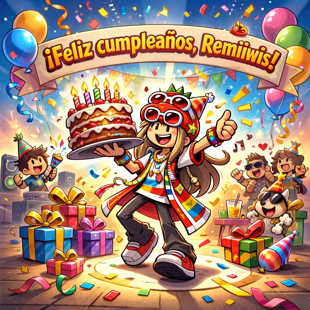 📣 Hoy festejamos el cumpleaños de nuestra diseñadora <a href="/remiwis/">⭐Rₑₘᵢ | Guide Star Vtuber✨</a> 
 
De parte de todo el equipo de HabboTemplarios esperamos que pases un maravilloso día y disfrutes de la mejor compañía, te queremos.  ❤️