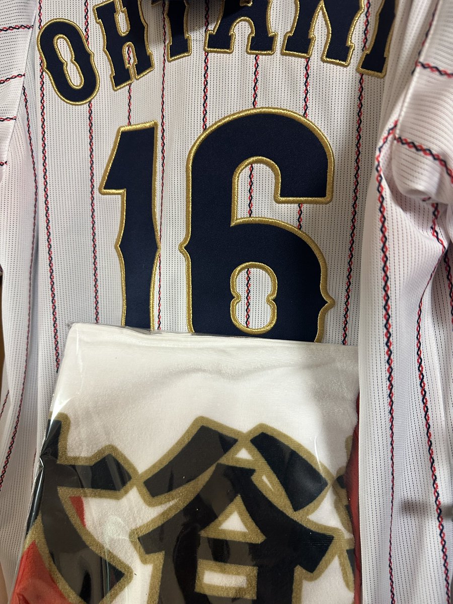 今大会バージョンWBC大谷翔平タオル届いた🥰