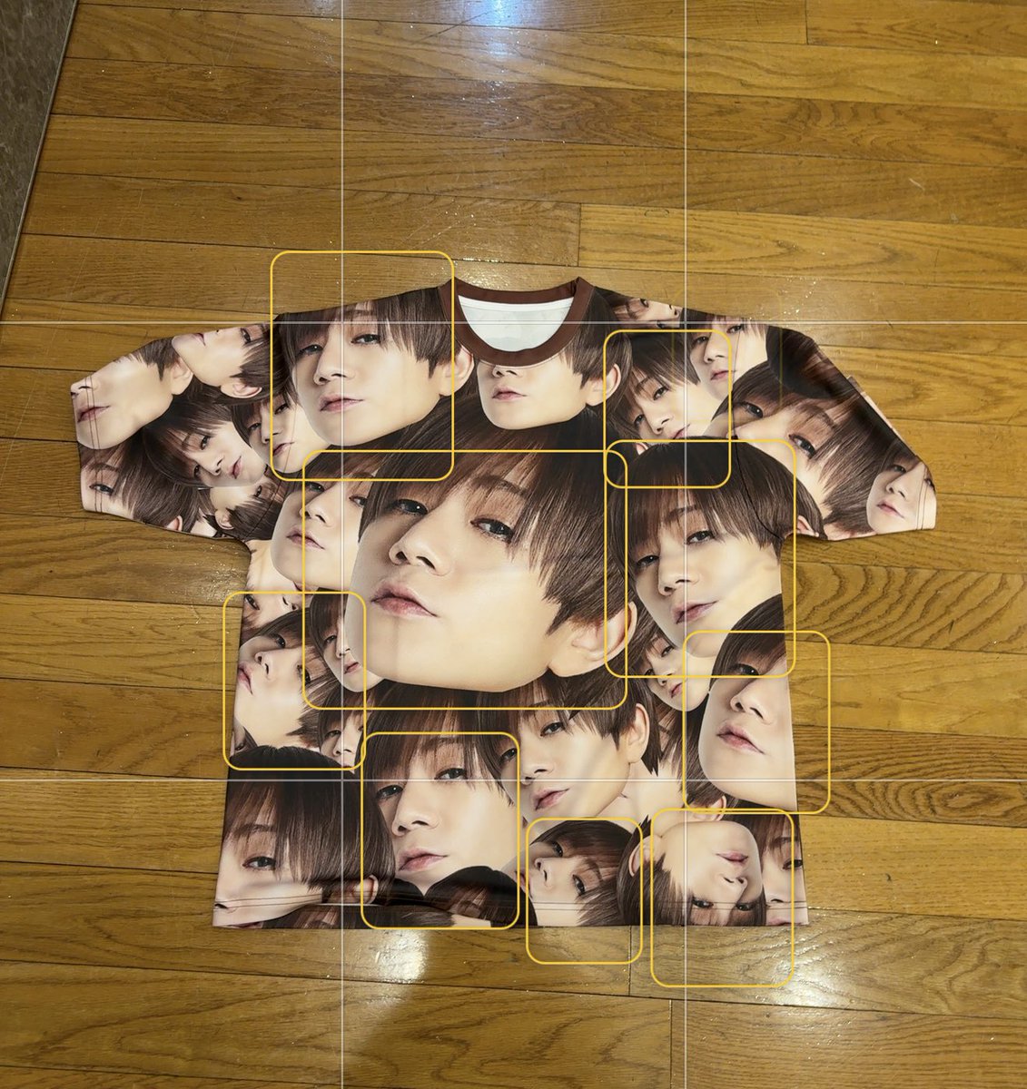 顔面Tシャツ写真撮ろうとするとロックオンされまくる