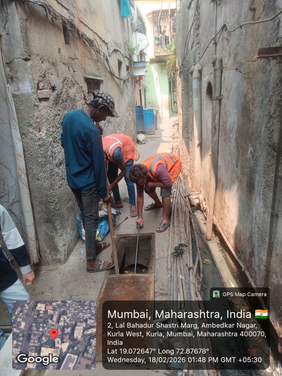 BjpKalina's tweet photo. भाजप वॉर्ड १६६ महामंत्री सायली ताई दळवी यांच्या पाठपुराव्याला प्रतिसाद देऊन गफूर खान येथील शौचालयाची रीतसर दुरुस्ती केल्याबद्दल महानगर पालिका L वॉर्ड अधिकारी व कर्मचारी यांचे मनोपूर्वक आभार. https://t.co/sZGbTRw0Bg