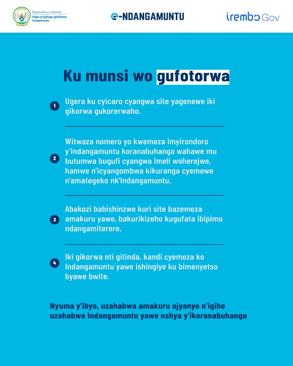 NIDA Rwanda tweet media