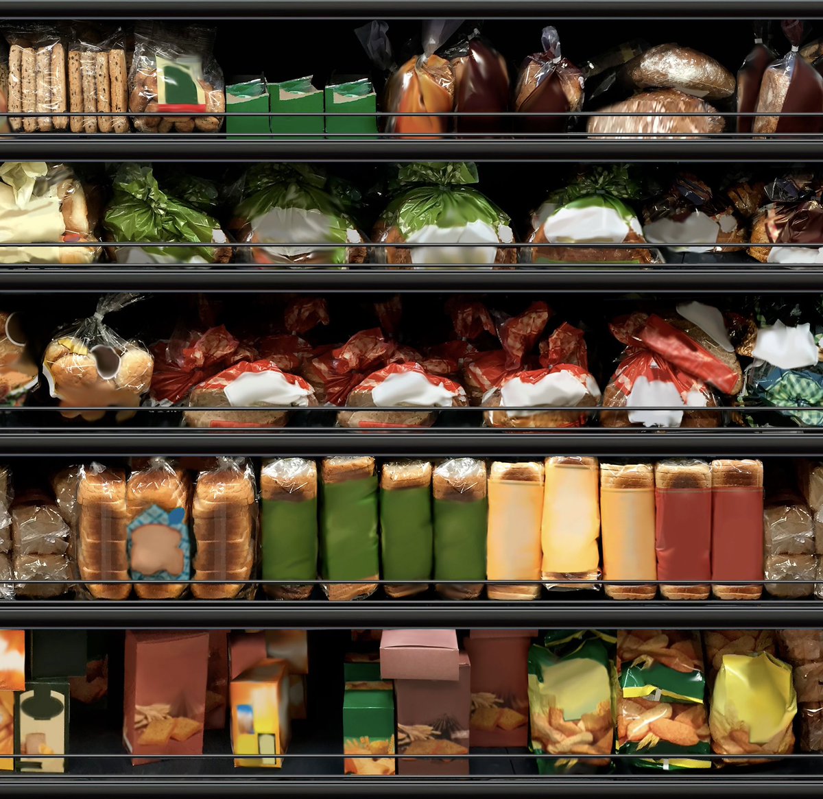 ReciklerkoCans's tweet image. This image features a densely packed bakery section in a grocery store, showcasing a wide variety of breads and baked goods.

shutterstock.com/g/Hitra?rid=19…

#bakery #bread #groceryhaul #freshlybaked #supermarket #carbs #breadlover #pantrygoals #retailtherapy #fooddisplay