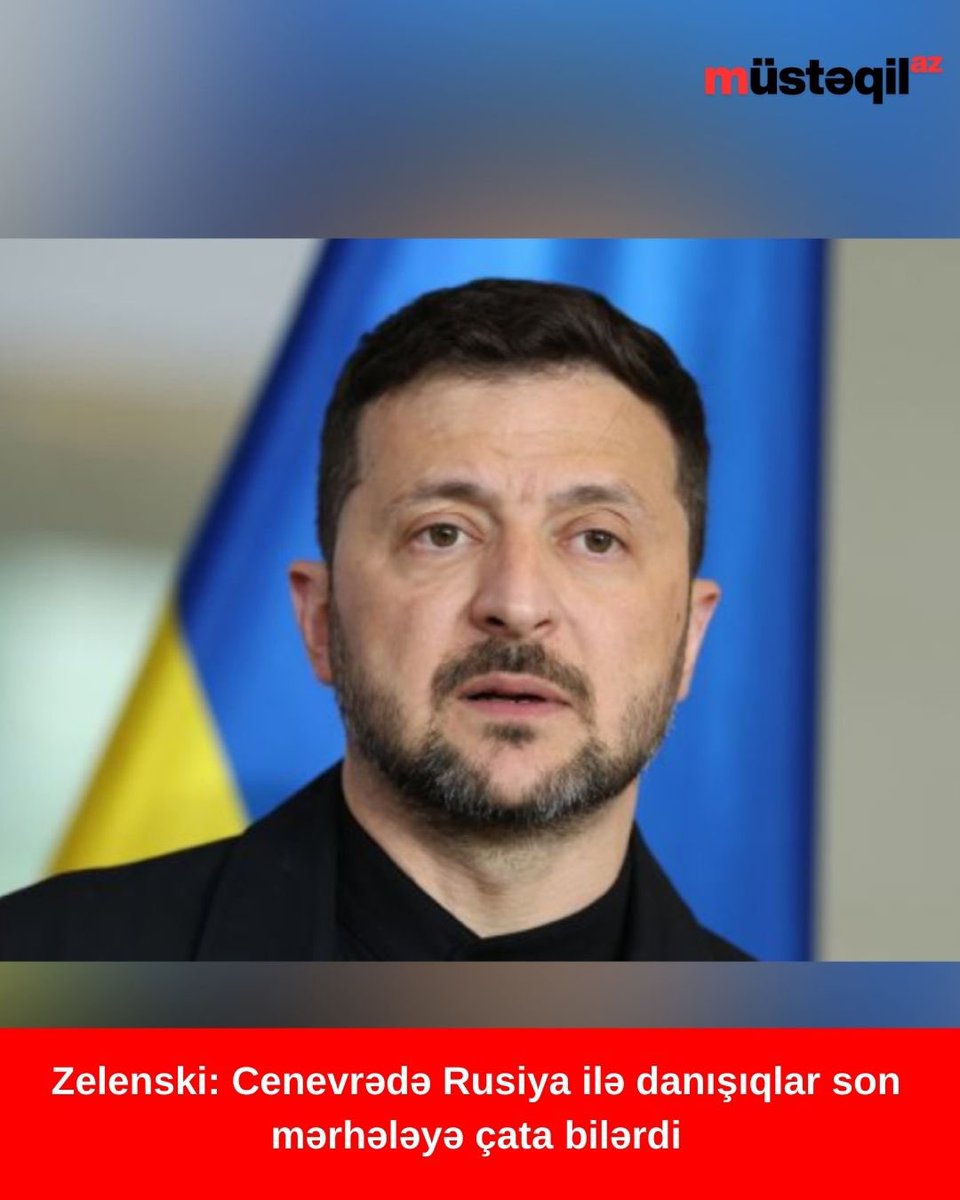 Cenevrədə danışıqlar artıq son mərhələyə çata bilərdi, lakin Rusiya onları təxirə salmağa çalışır.
Musteqil.az xəbər verir ki, bu barədə Ukrayna Prezidenti Volodimir Zelenski bildirib.
DAVAMI MUSTEQİL.AZ-DA 

#ukrania #news