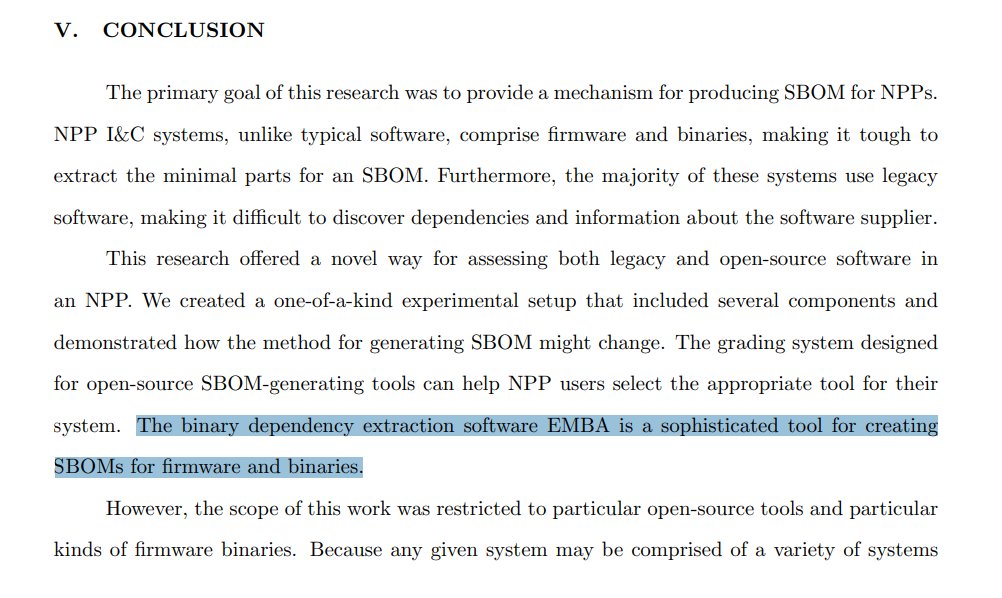 EMBA Firmware Analyzer tweet media