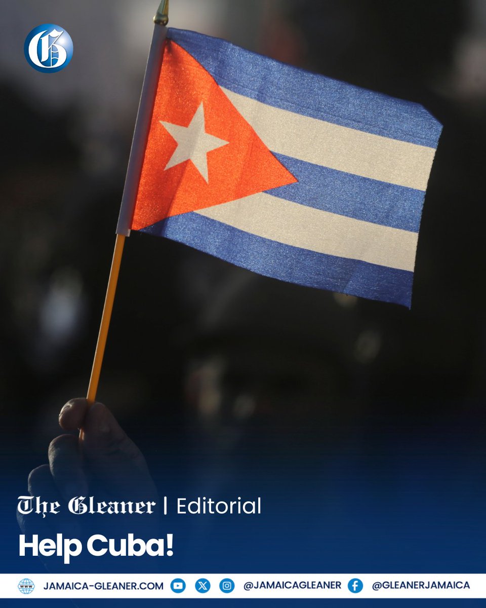 JamaicaGleaner's tweet photo. Jamaica may be fearful to act on its own. But with its Caribbean Community partners, it has a moral obligation to speak out, and offer support to the Cuban people in the face of America’s attempt at bludgeoning its government.

Read more: https://t.co/bYswT8U6qx https://t.co/LeuPJ6fFfS