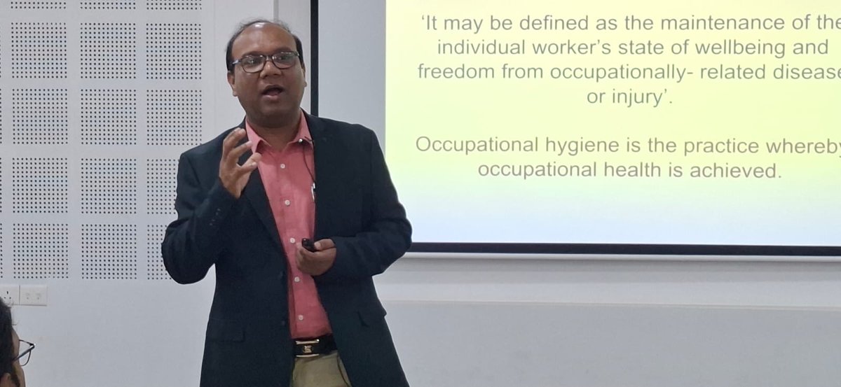DGFASLI1's tweet photo. Gemini said
RLI Chennai conducted In-Plant Training at Saint Gobain (SEFPRO), Palakkad on 17.02.26. 42 managers attended the session on "Workplace Hygiene & OSHWC Code 2020" to enhance compliance. #RLIChennai #DGFASLI #IndustrialHygiene https://t.co/LsNBhNHRwn