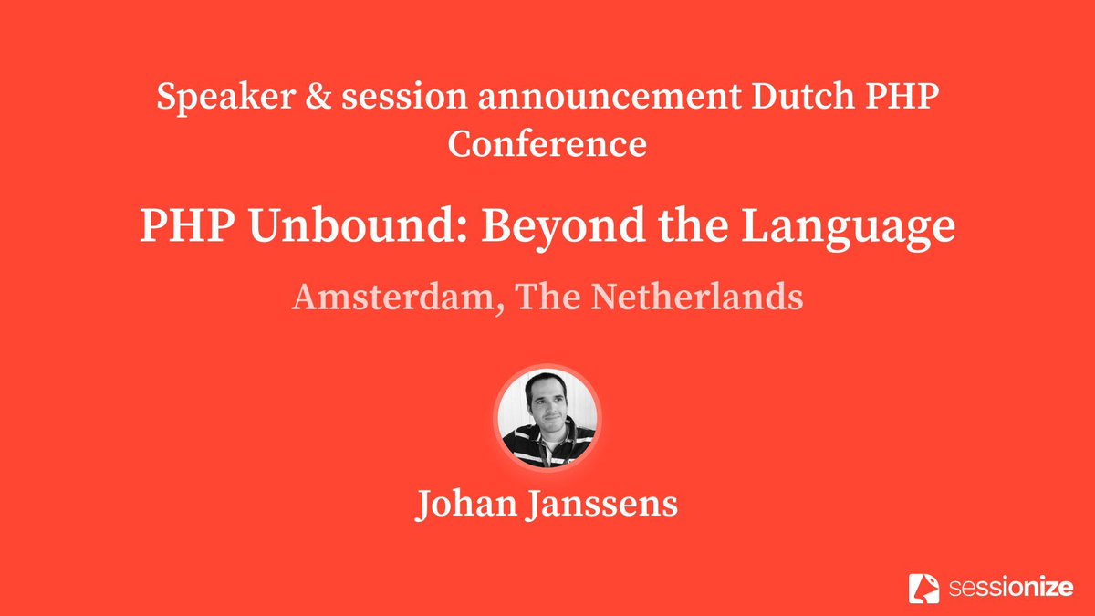 Dutch PHP Conference tweet media