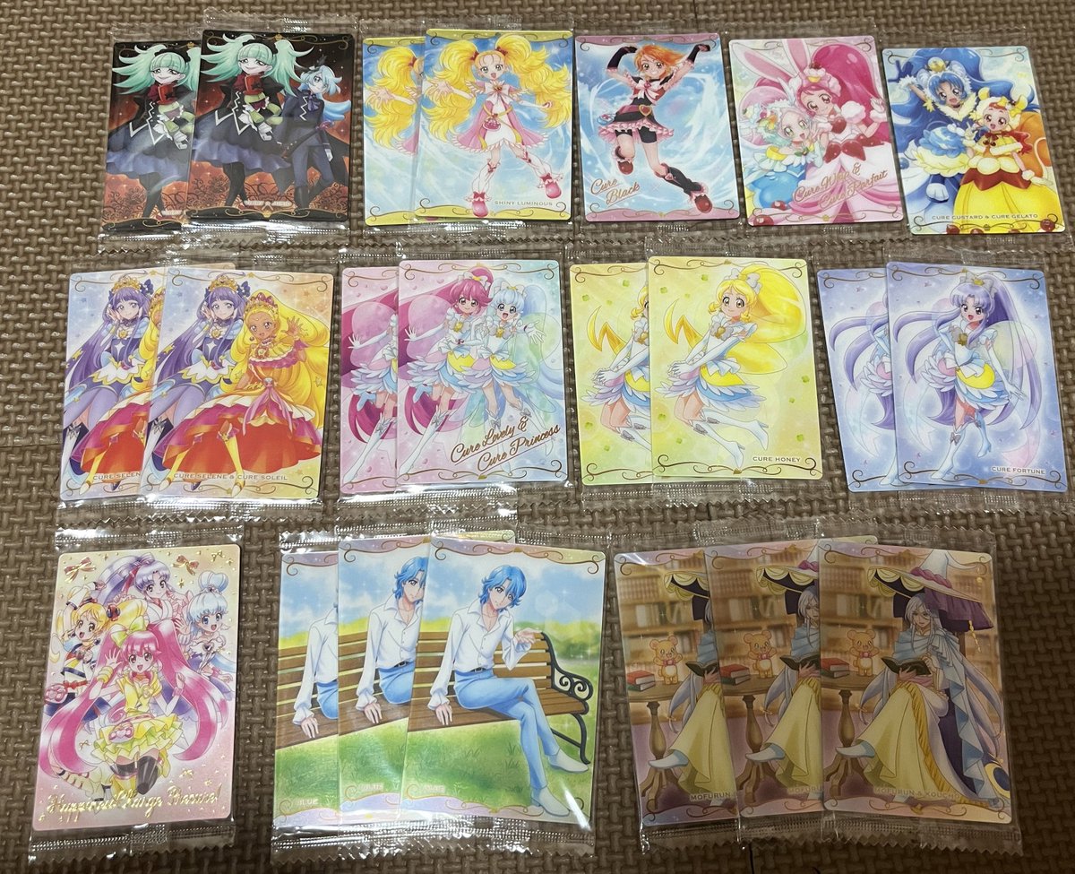 kk1_f8's tweet photo. プリキュアウエハース 買取

求 買取(PayPay)1枚100円/＋送料

譲 プリキュアウエハース(画像の物)

1枚目は2･3枚目から複数抱き合わせ必須
多数まとめての方最優先✨️
 #プリキュア  #プリキュアウエハース交換  #プリキュアウエハース https://t.co/FUQpxWq0rG