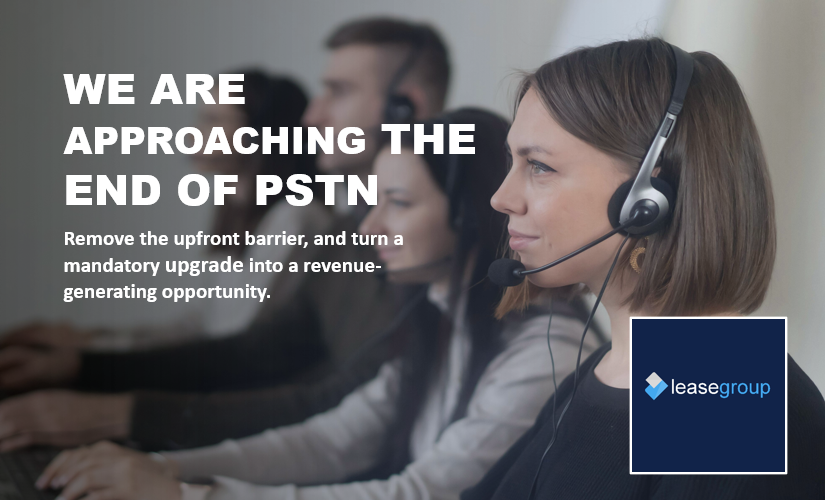 TheLeaseGroup's tweet photo. PSTN Switch Off is approaching.

If you are not talking to your customers about upgrades, your competitors will be.

Leasing removes the upfront cost barrier and helps customers move to VoIP faster.

https://t.co/nQTUSjlNXI

#PSTNSwitchOff #VoIP #Telecoms #Leasing https://t.co/zEyrXEPeeD