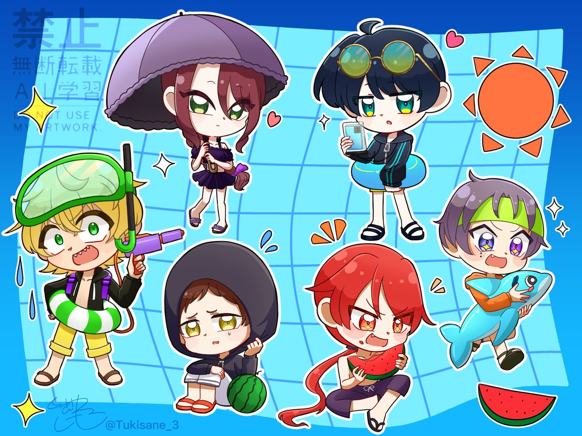 たくさんいます！
今現在立ち絵やキャラシートなど準備中です✨✨
 #自分で生み出した一次創作オリジナルキャラを流そう