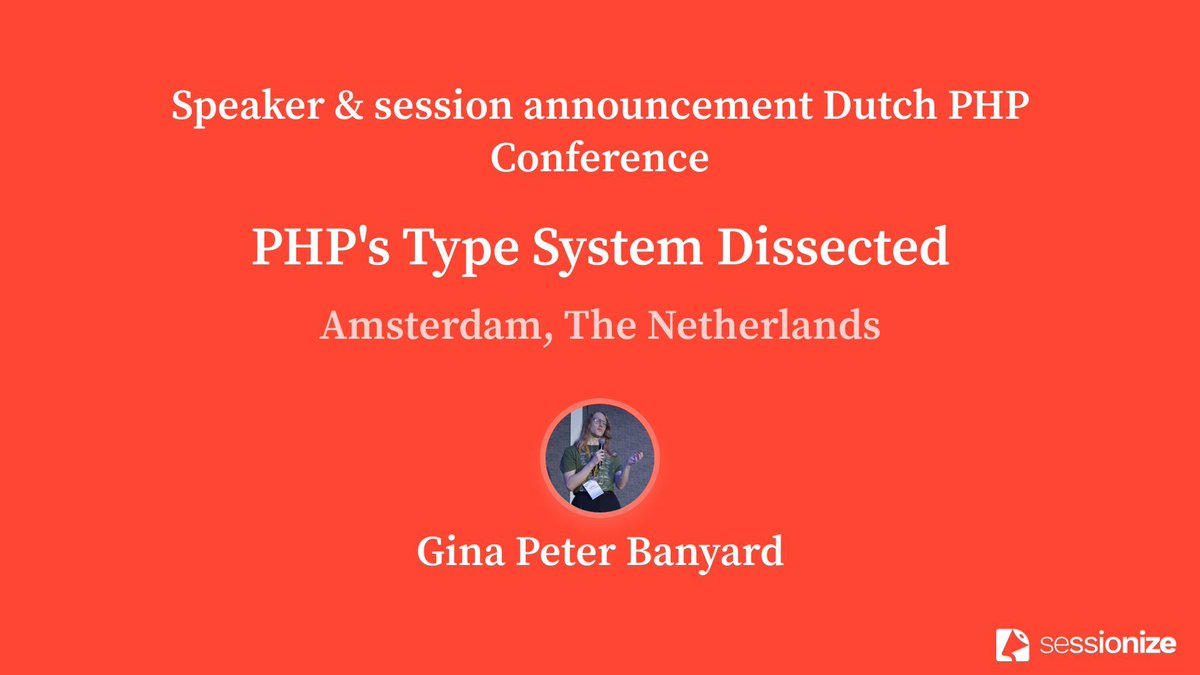 Dutch PHP Conference tweet media
