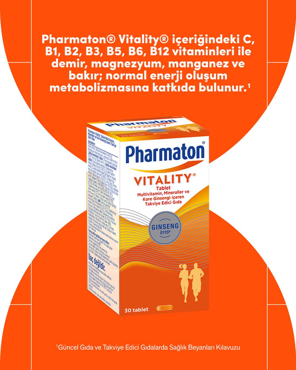 Dışarısı soğuk olsa da her anına eşlik etmesi için Pharmaton® Vitality®! 🧡
Bilim destekliyorsa, içimiz rahat.🧡

#Pharmaton
Pharmaton®, ilaç değil takviye edici gıdadır.

MAT-TR-2600268