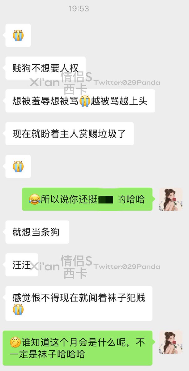 西安情侣主 西卡 tweet media