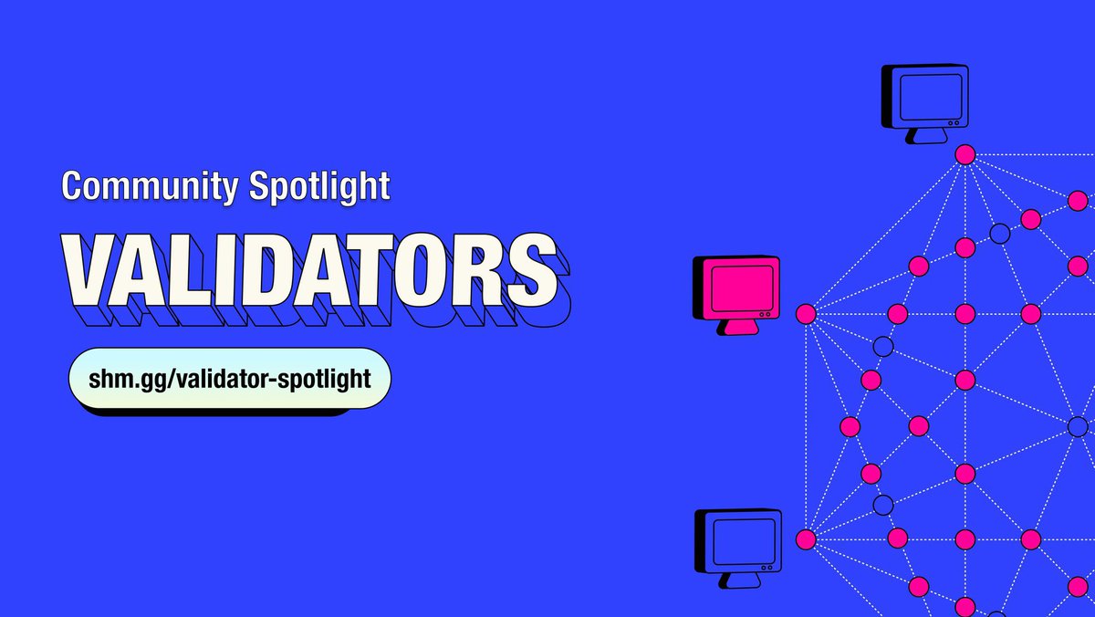 Spooky_mod's tweet photo. Community validators are the backbone of decentralization on Shardeum.

They’re not just running nodes, they’re securing the network, validating transactions, and proving that power doesn’t belong to a few… it belongs to the community.

That’s why the Community Validator Spotlight initiative matters. It gives real builders and operators the visibility they deserve.

Shoutout to all the dedicated Shardeum validators holding the network down daily 👏

If you’re running a node, this is your moment, apply for the Spotlight and share your story with the ecosystem:
https://t.co/ytJC4Uueey�

Validators, connect and sign with your validator wallet when applying to verify your participation.

Let’s celebrate the people strengthening decentralization from the ground up.
#ShardeumAmbassador