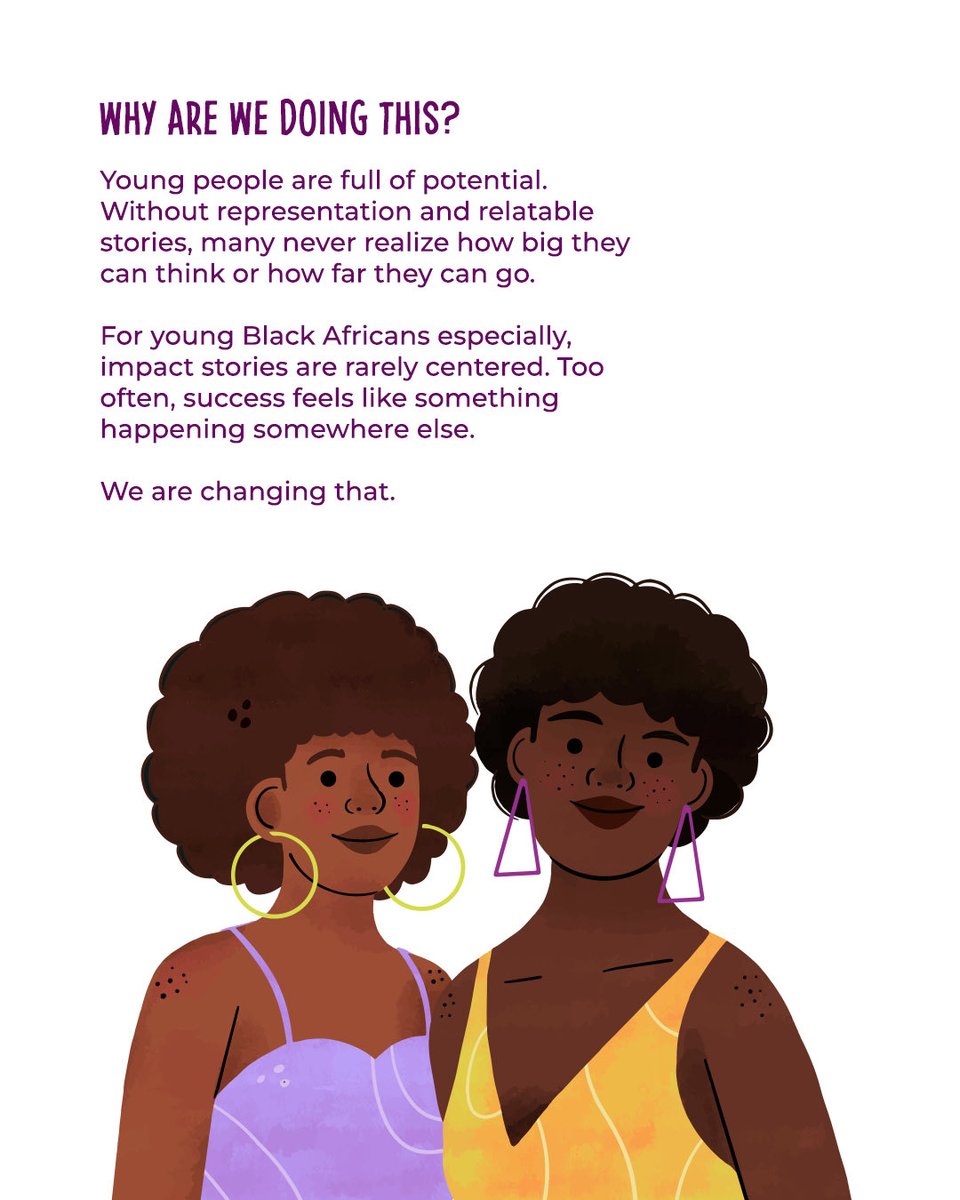 wattsyourimpact's tweet photo. The WattsYourImpact Gen Z Series shares real stories from young Africans navigating shifting expectations around career, identity, access, and opportunity — and what it takes to grow through it all.

#WattsYourImpact #GenZVoices #AfricanYouth #ImpactDriven https://t.co/6qdtIE2EPo