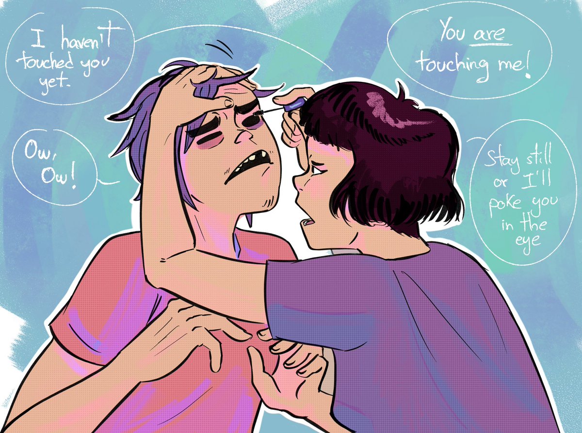 They needed a helping hand #gorillaz #gtwt