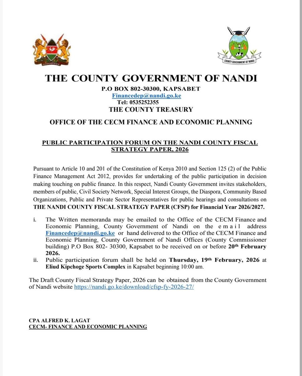 County Budgets Kenya tweet media