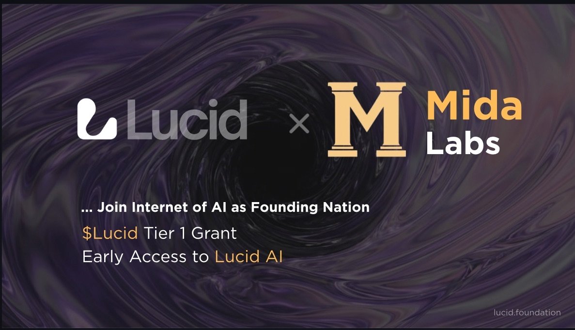 Mida_DAO's tweet photo. MIDA x @LucidChain just locked a Tier-1 $LUCID Community Grant (at TGE).

>Non-dilutive capital.
>Direct ecosystem alignment.
>Early positioning before the crowd.

This fuels our Lucid integration: product expansion, strategic incentives, targeted airdrops.

We don’t wait for narratives.
We position before them.

Stay close 🏛️